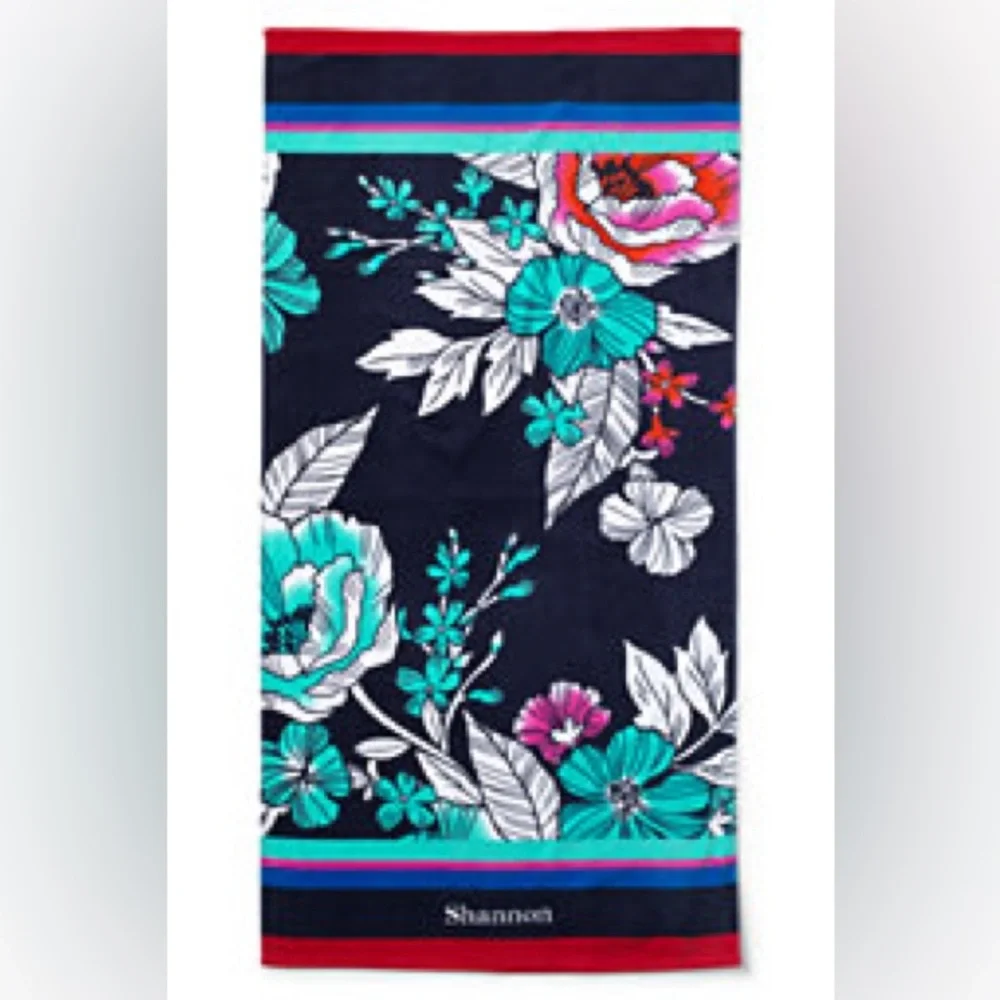 😎Lands’ End Adult Velour Beach Towel😎